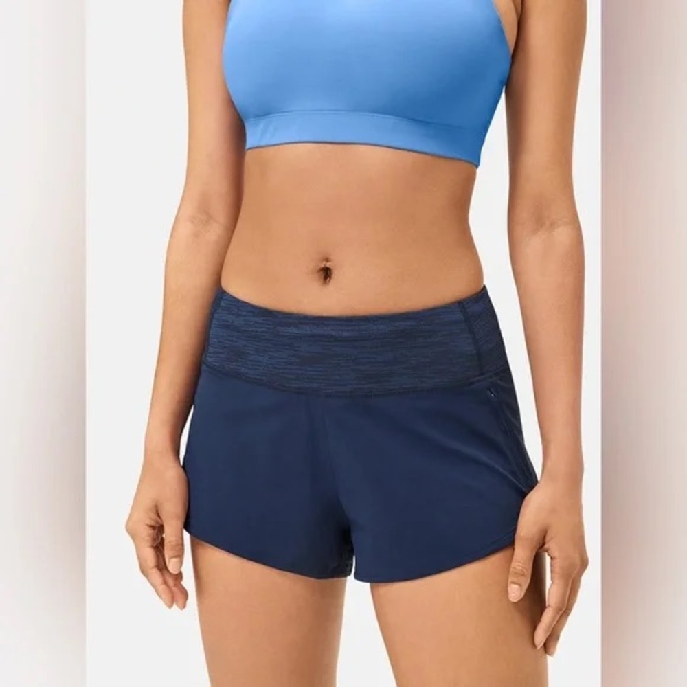 Outdoor Voices The Exercise 2.5" Short in Navy Blue size Medium